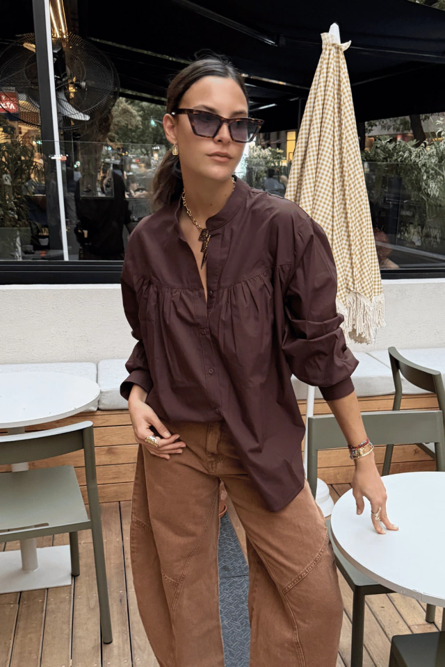 CAMISA MAE CHOCOLATE