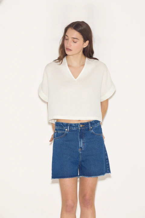 BLUSA ARAGÓ OFF WHITE