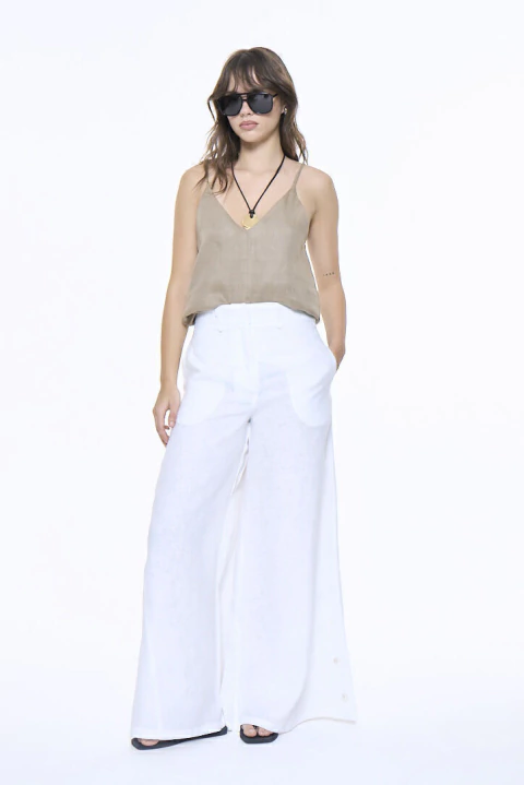 PANTALON BORES OFF WHITE - comprar online