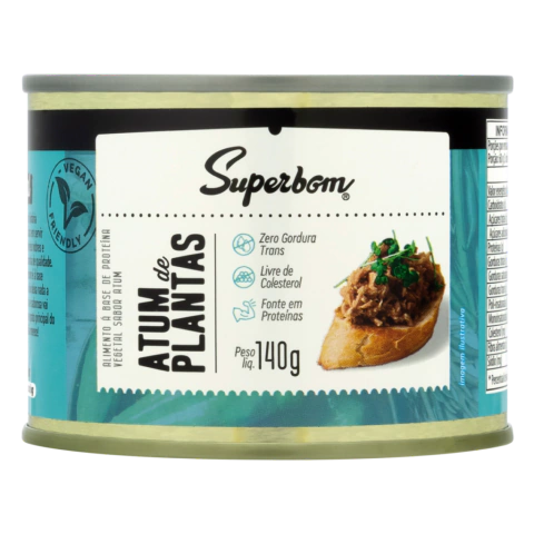 ATUM DE PLANTAS | 140g | SUPERBOM