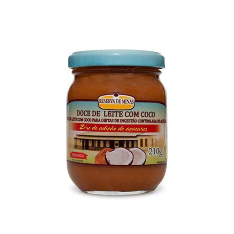 DOCE DE LEITE DIET C/ COCO | 210G | RESERVA DE MINAS
