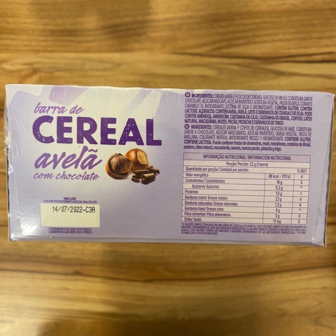 BARRA DE CEREAIS (SABORES) | CAIXA 24UN DE 22g | NUTRY - Empório Natural Foods - CNPJ 28.423.216/0001-89