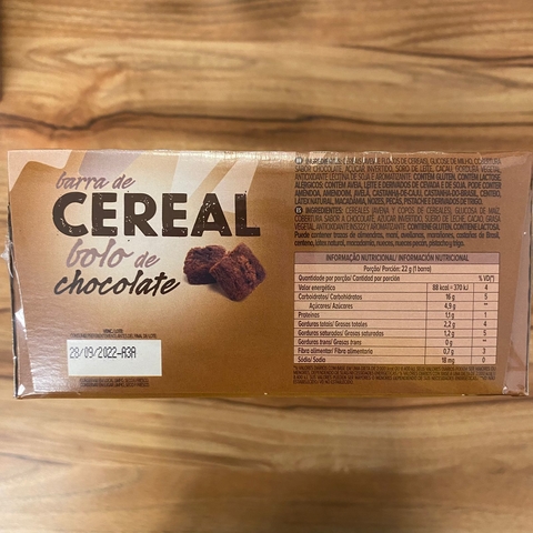BARRA DE CEREAIS (SABORES) | CAIXA 24UN DE 22g | NUTRY - comprar online