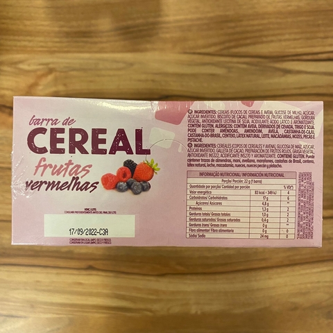 Imagem do BARRA DE CEREAIS (SABORES) | CAIXA 24UN DE 22g | NUTRY
