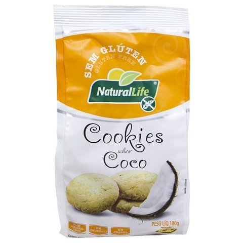 COOKIES S/ GLÚTEN | 180G | NATURAL LIFE na internet