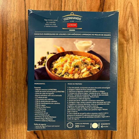 COUSCOUS (CUSCUZ) | 500g | LA PASTINA - comprar online