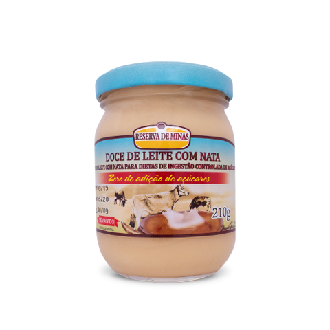 DOCE DE LEITE C/ NATA DIET | 210G | RESERVA DE MINAS