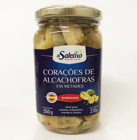 CORAÇÕES DE ALCACHOFRAS MARINADOS | 340G | DI SALERNO