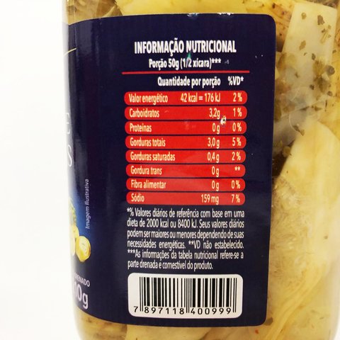CORAÇÕES DE ALCACHOFRAS MARINADOS | 340G | DI SALERNO na internet