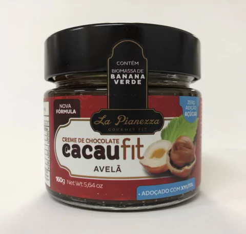 CREME DE CHOCOLATE COM AVELÃ CACAUFIT | 145G | LA PIANEZZA