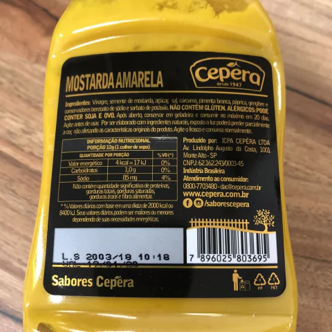 MOSTARDA | 350g | CEPERA - comprar online