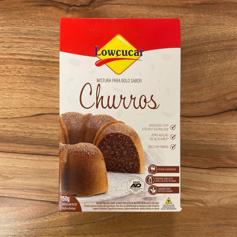 MISTURA PARA BOLO SABOR CHURROS | 150G | LOWÇÚCAR