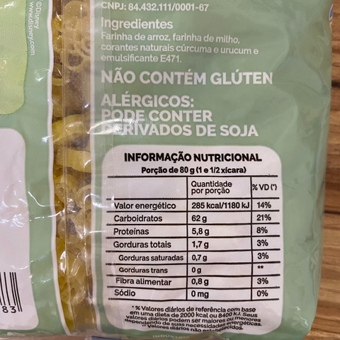 MACARRÃO DE ARROZ KIDS SEM GLÚTEN (OPÇÕES) | 500GR | URBANO - comprar online