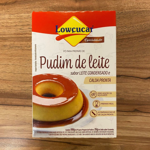 PUDIM DE LEITE ZERO COM CALDA (SABORES) | 135G | LOWÇUCAR