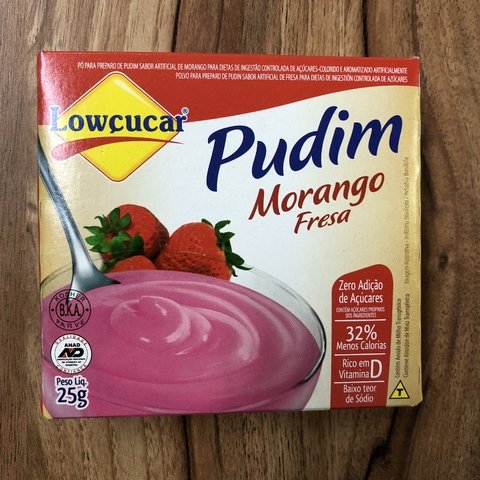 PÓ PARA PREPARO DE PUDIM | 25G | LOWÇUCAR - Empório Natural Foods - CNPJ 28.423.216/0001-89