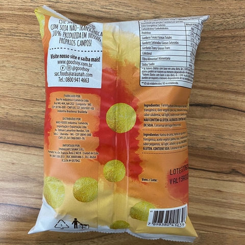 SNACK DE SOJA SEM GLÚTEN (SABORES) | 25G | GOOD SOY - Empório Natural Foods - CNPJ 28.423.216/0001-89