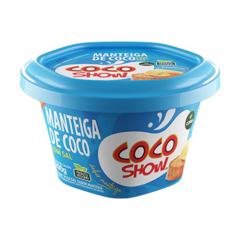 MANTEIGA DE COCO C/ SAL VEGANA | 200g | COCOSHOW