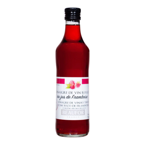 VINAGRE DE VINHO TINTO COM FRAMBOESA | 500ML | BEAUFOR