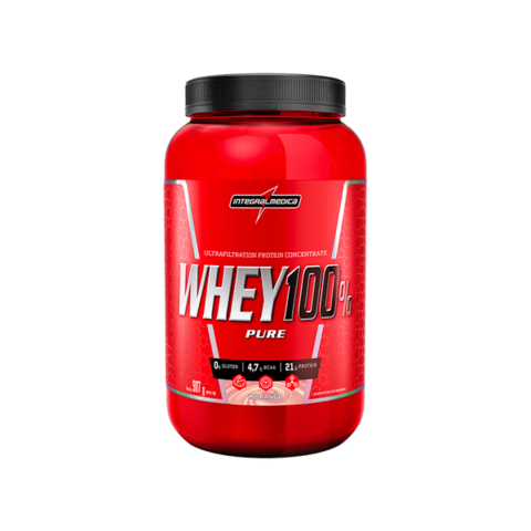 IM WHEY 100% PURE (SABORES) | 907G | INTEGRAL MÉDICA na internet
