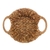 CESTA DE FIBRA NATURAL COM ALCA EM FIBRA 27x8CM - LYOR - comprar online