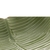TRAVESSA FOLHA DE BANANA DECORATIVO EM CERÂMICA LEAF VERDE 23,5X22 - 4496 - Manjericão Home & Décor 