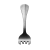 Conjunto 6 garfos para mesa de aço inox positano preto 23cm na internet