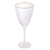 JOGO 02 TAÇAS DE VIDRO SODO-CALCICO PARA VINHO COM BORDA DOURADA 400ML - 29129 - comprar online
