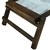 Bandeja retangular em madeira com pé 44x35x22cm cor bege ref 27363BR - comprar online