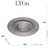 SOUSPLAT DE PLASTICO ONIX PRETO 33cm | LYOR - Manjericão Home & Décor 