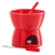 APARELHO DE FONDUE 4 PEÇAS ALPES VERMELHO 400ml - 2824 - comprar online