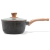 Imagem do PANELA INDUÇÃO ANTIADERENTE CINZA COM TAMPA DE VIDRO 18 cm- Dolce home