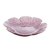 BOWL DE CRISTAL CHUMBO MARTELADO BORDA DOURADA
