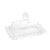 MANTEIGUEIRA MINI 11 CM DE CRISTAL TRANSPARENTE COM TAMPA - WOLFF