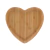 BANDEJA DE BAMBU HEART 17X16,5X1,5CM - comprar online