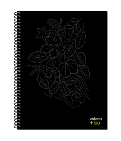 CUADERNO ESPIRAL RAYADO 21x27 +BIO. TAPA BIOPLÁSTICO en internet