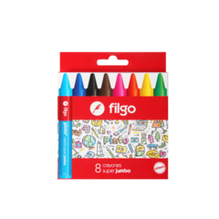 Crayones de Cera FILGO Super Jumbo x8
