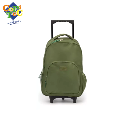 MOCHILA FILGO STARPAK CON CARRITO verde