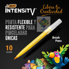 MARCADOR BIC INTENSITY PUNTA PINCEL - comprar online