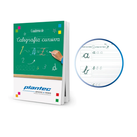 Cuaderno Plantec de caligrafía cursiva A4 Escolar