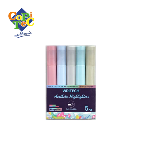 RESALTADOR AESTHETIC WRITECH VINTAGE x5