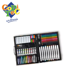 SET DE ARTE KENDRA PUPPY 53 PZ VALIJA DE MADERA