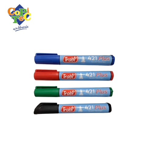 MARCADOR AL AGUA TRABI 421 PUNTA BISELADA
