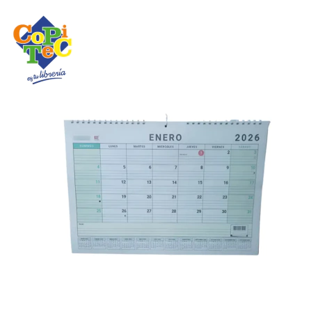 Calendario Planificador 2026 Arwen A4 Apaisado 42x29Cm