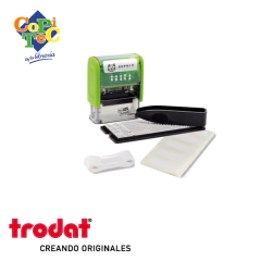 KIT STAMP & STICK TRODAT SELLO TEXTIL en internet