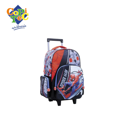 Spiderman Mochila 18 Carro Gray wabro