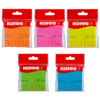 Notas Autoahesivas Kores 75x75 mm colores Neon 100 hojas