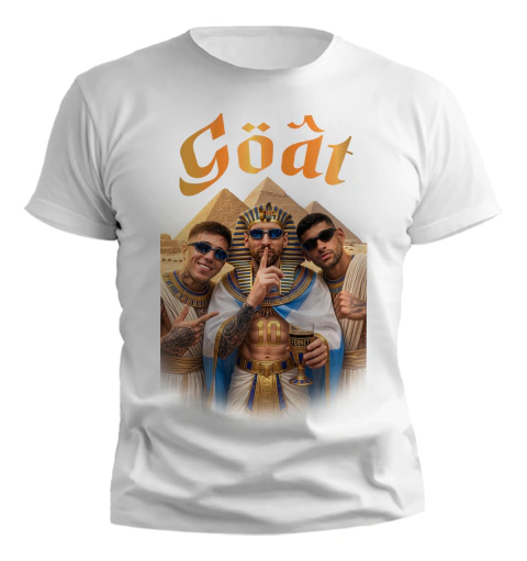 Remera Messi Faraon Argentina Egipto en internet