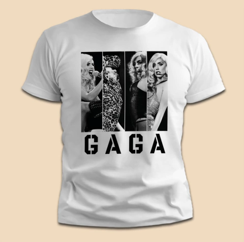 Remera Lady Gaga - Photo Bars Wall Poster - TiendaUke