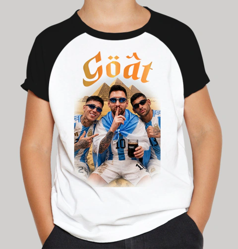 Remera Argentina Egipto Mundial 2026 Niño