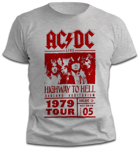 Remera AC/DC - Hightway To Hell en internet